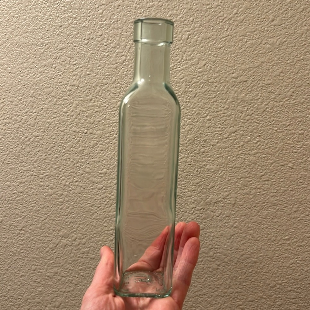 Glass Bottle or Glass Single Stem Vase
